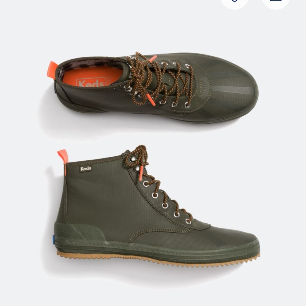 Keds Green Winter Rain Boots